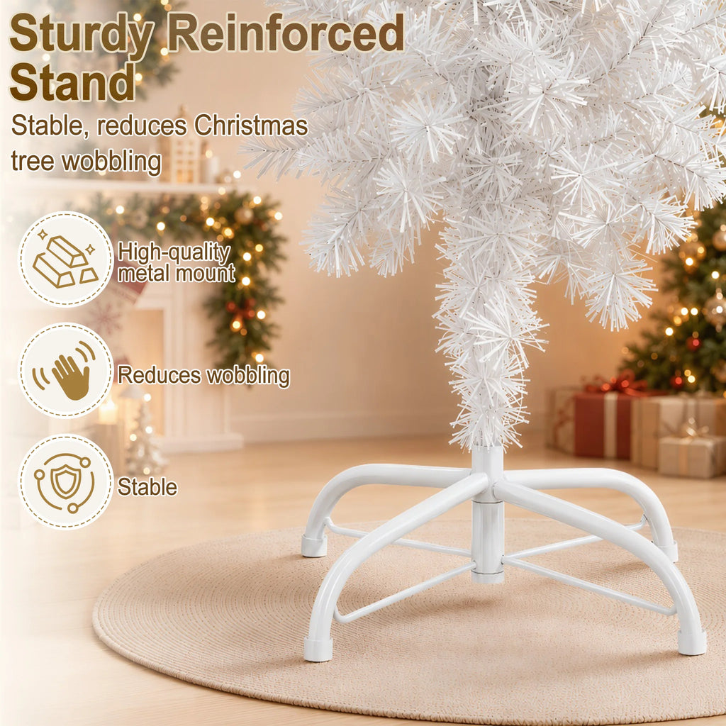 Sapin de Noël blanc artificiel