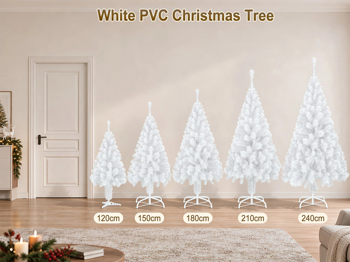 Sapin de Noël blanc artificiel