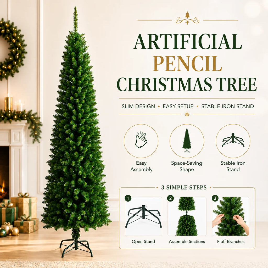 Sapin de Noël slim lumineux