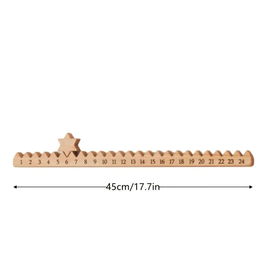Calendrier de l'Avent en bois