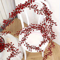 Guirlande de baies rouges 190 cm