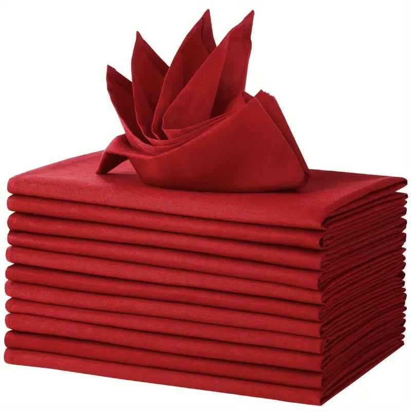 Serviettes de table de Noël en tissu