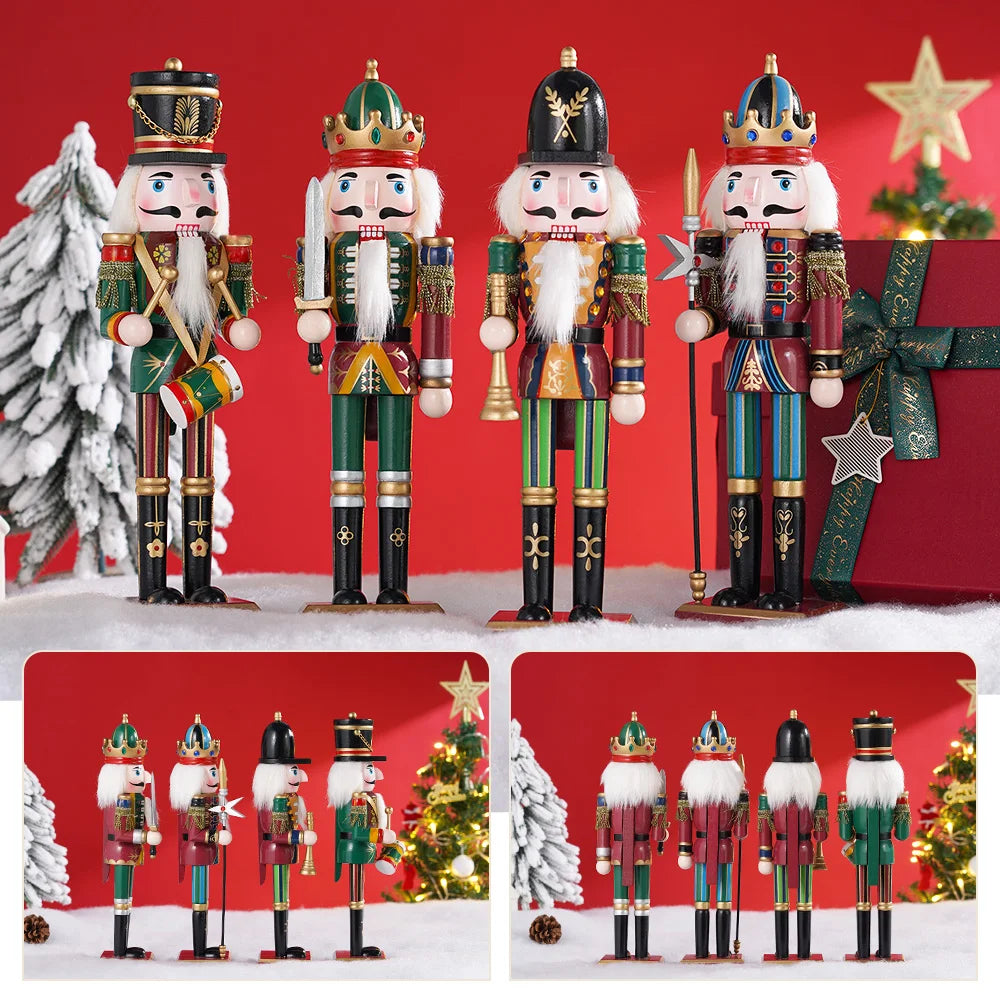 Soldat casse-noisette en bois – 30 cm