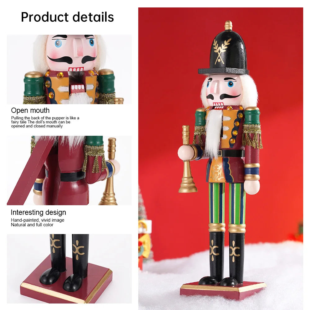 Soldat casse-noisette en bois – 30 cm