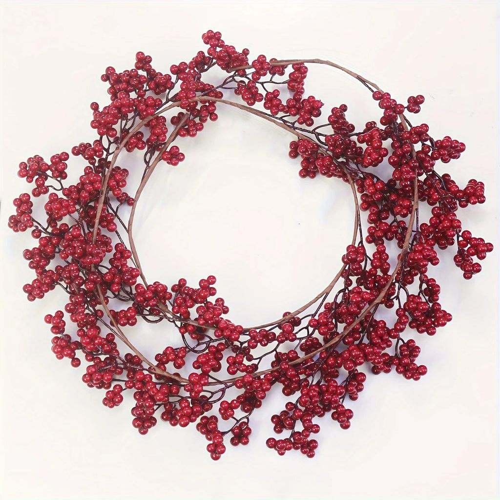 Guirlande de baies rouges – 190 cm