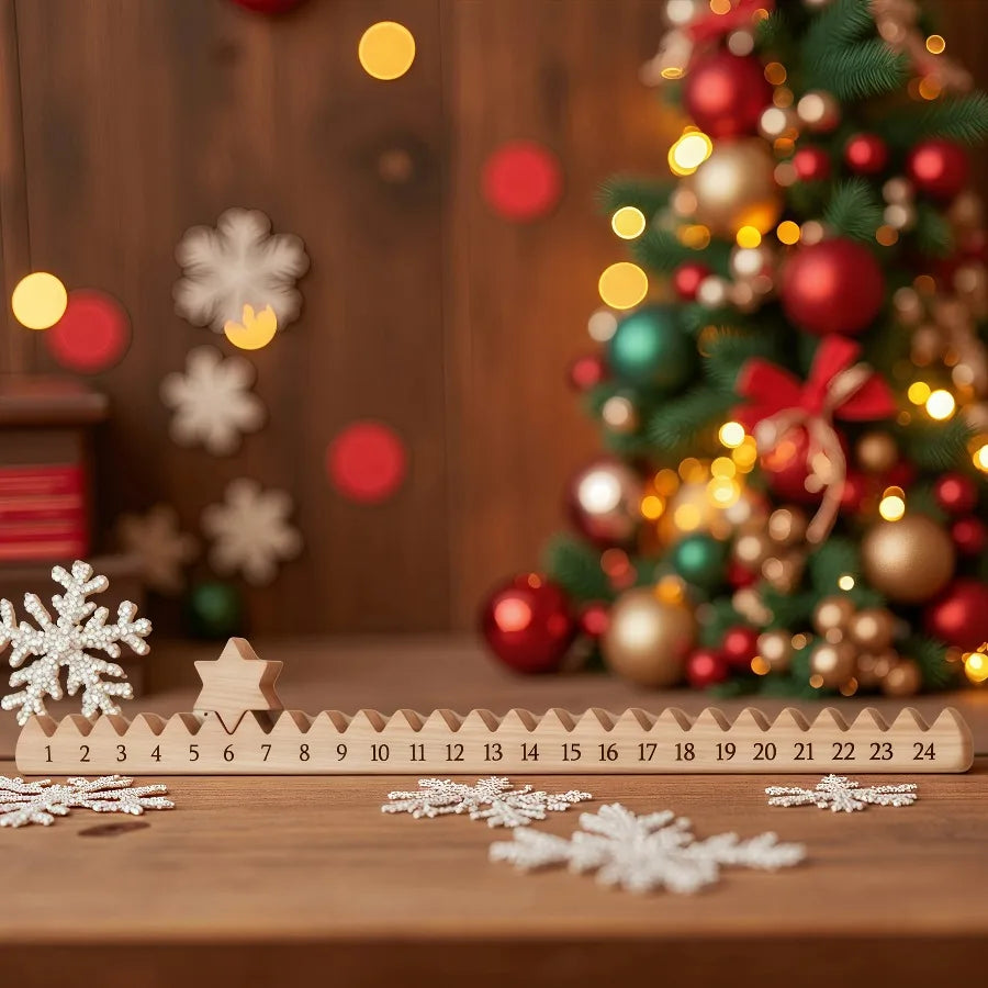Calendrier de l'Avent en bois