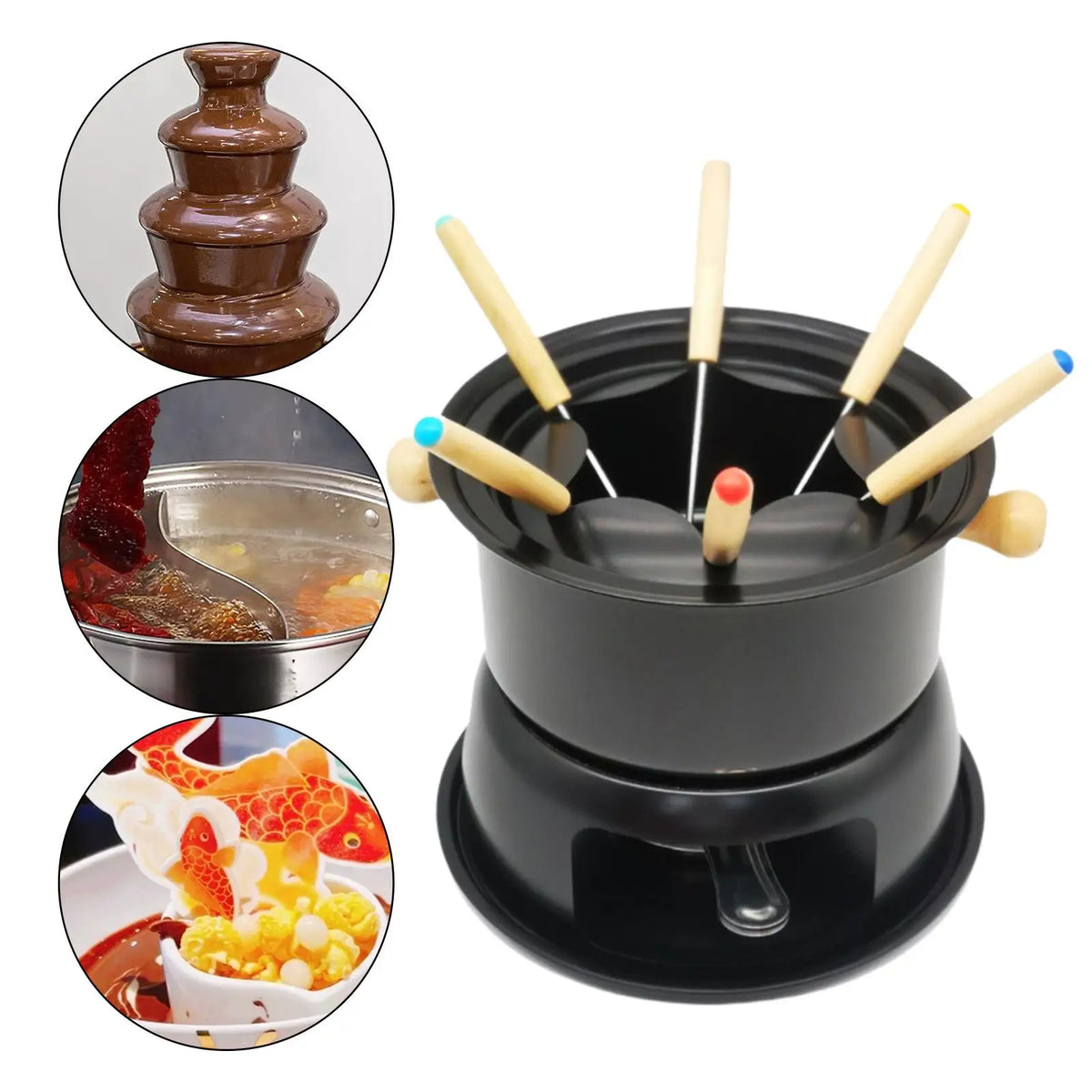 Service à fondue 6 fourchettes
