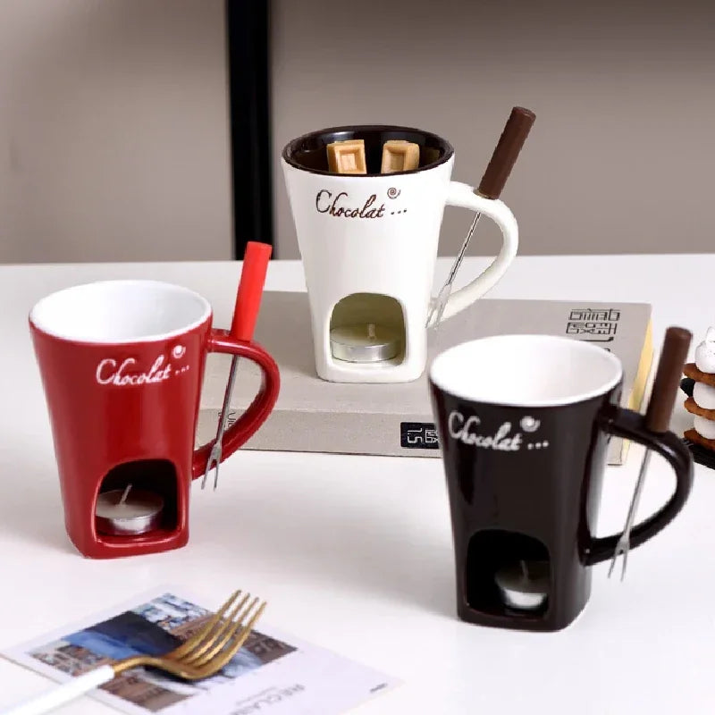 Mug à fondue en céramique