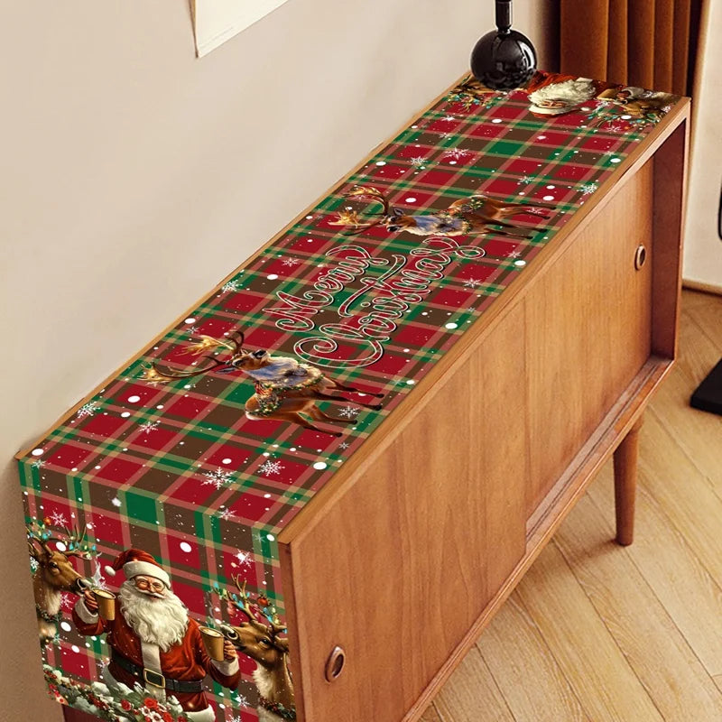 Chemin de table de Noël rétro – 35 x 180 cm