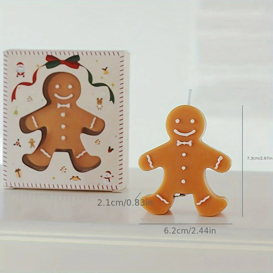 Bougie bonhomme pain d'épices