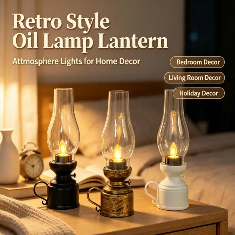 Lanterne rétro LED