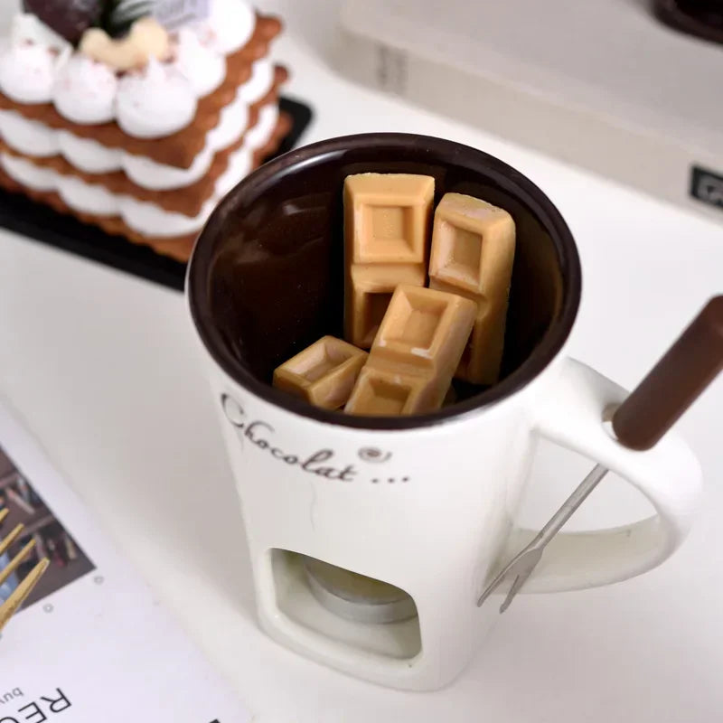 Mug à fondue en céramique