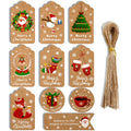 Étiquettes cadeaux kraft
