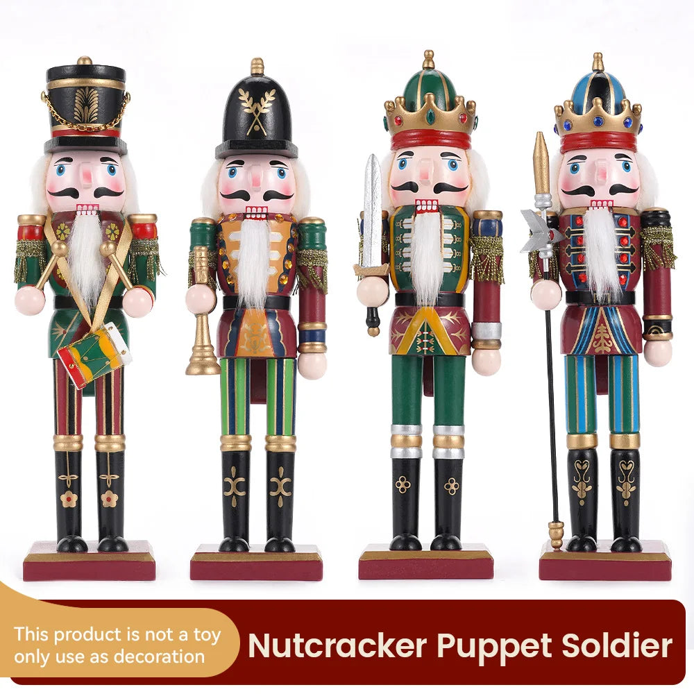 Soldat casse-noisette en bois – 30 cm