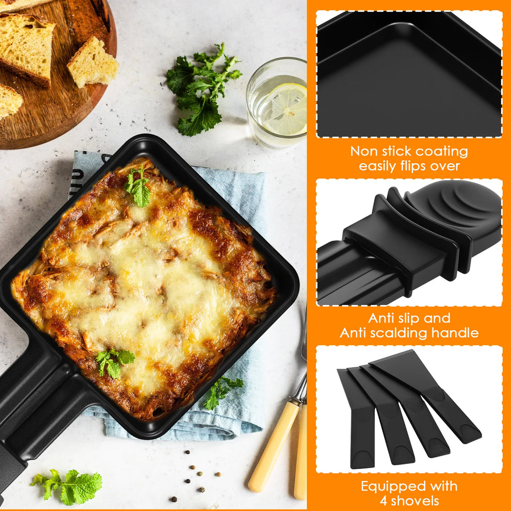 4 poêlons à mini-raclette