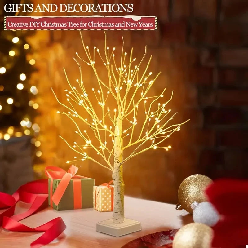Arbre lumineux bouleau 144 LED