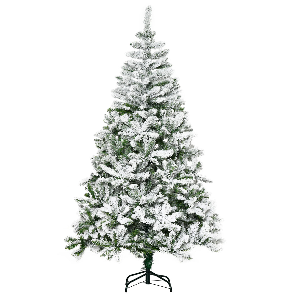 Sapin de Noël artificiel enneigé