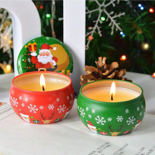 Bougie parfumée de Noël