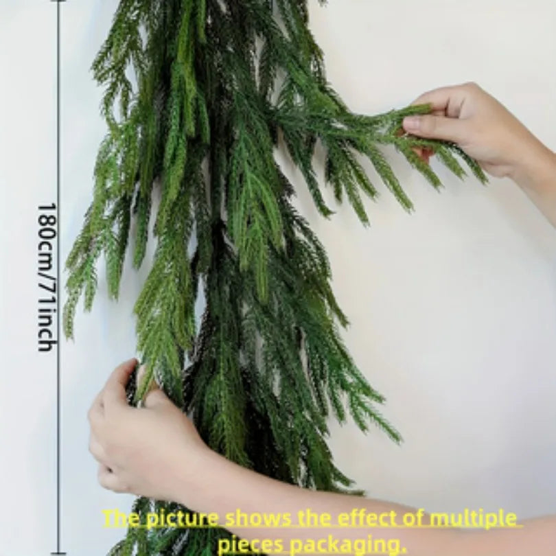 Guirlande de sapin artificiel – 180 cm