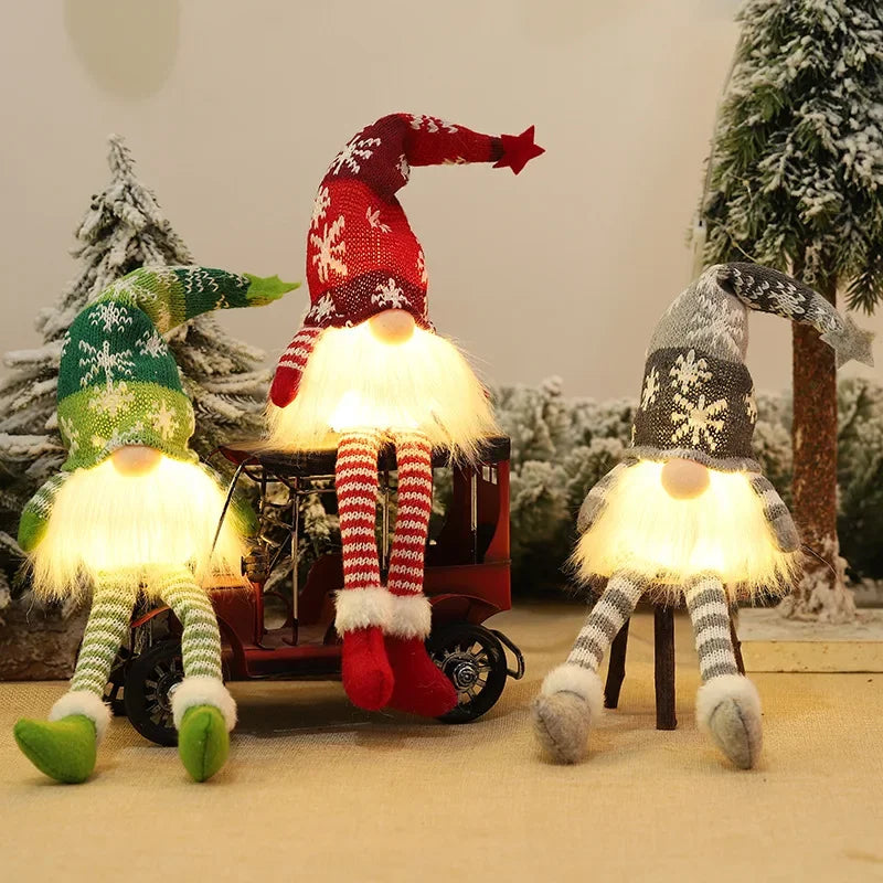 Gnome de Noël lumineux