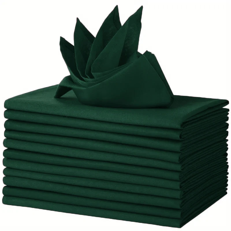 Serviettes de table de Noël en tissu – 40 × 40 cm