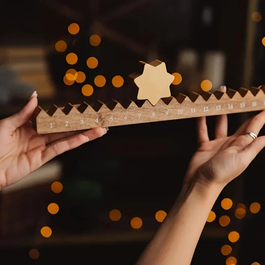 Calendrier de l'Avent en bois