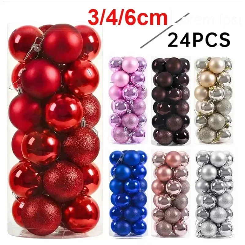 Lot de boules de Noël