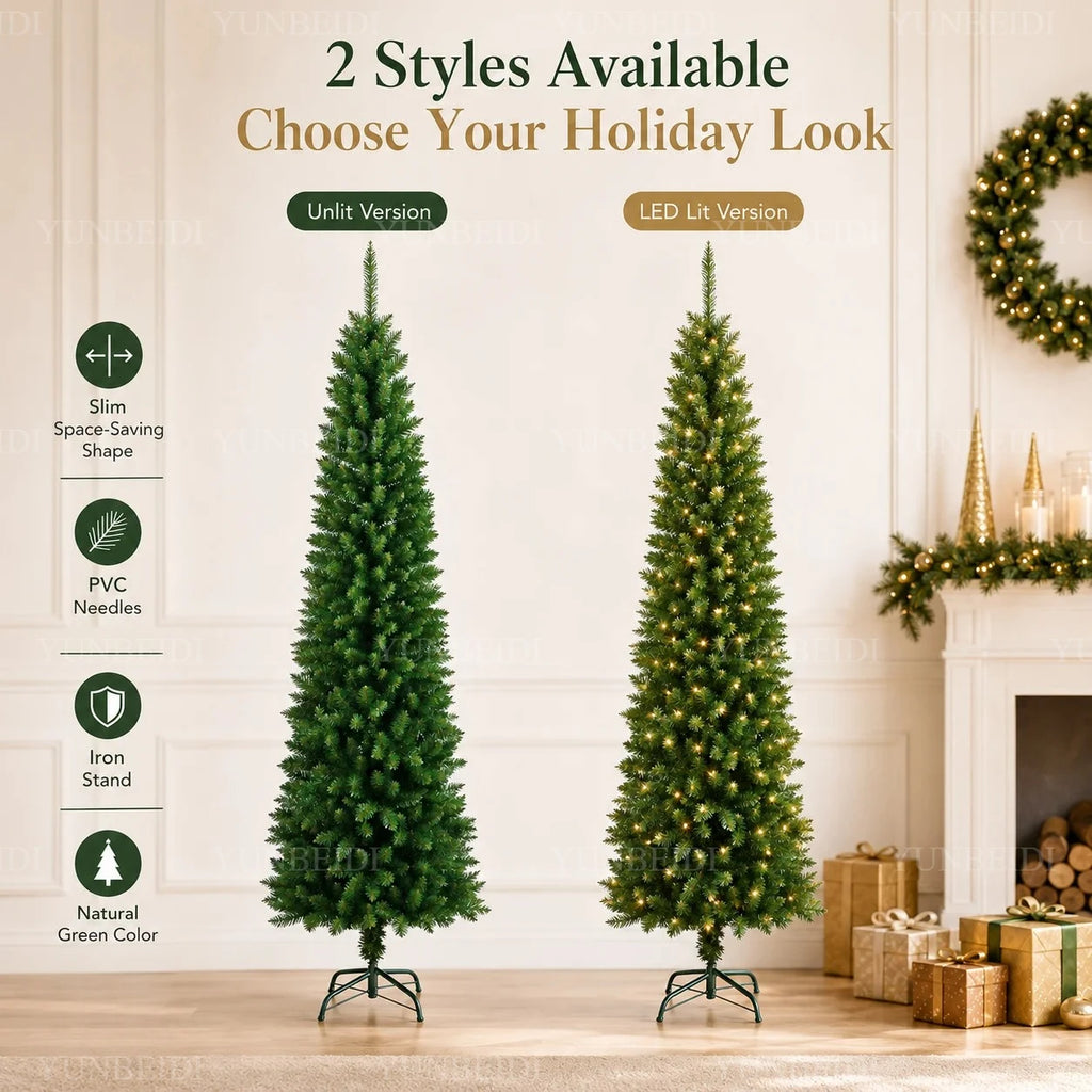 Sapin de Noël slim lumineux