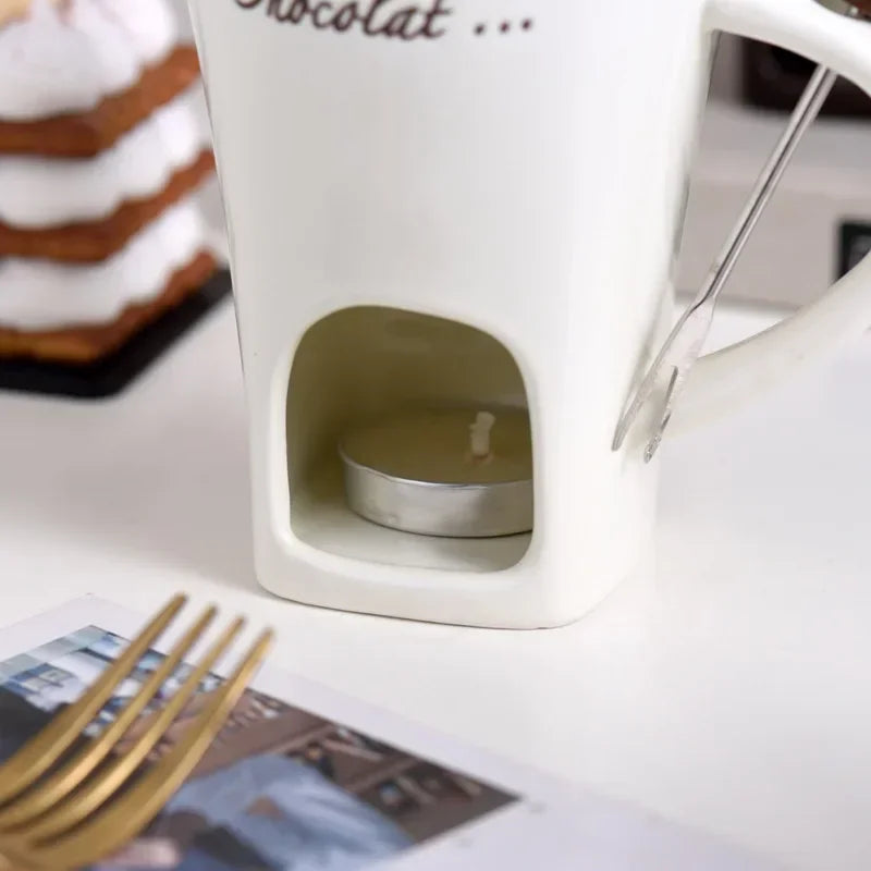 Mug à fondue en céramique