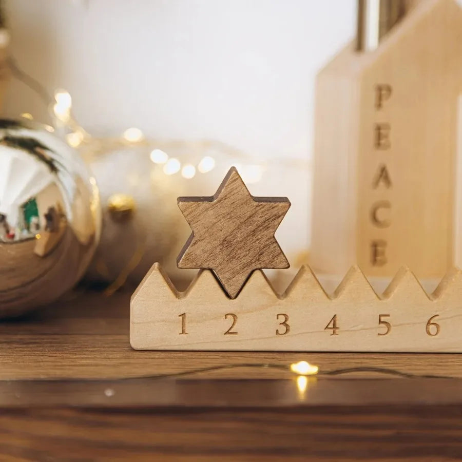 Calendrier de l'Avent en bois