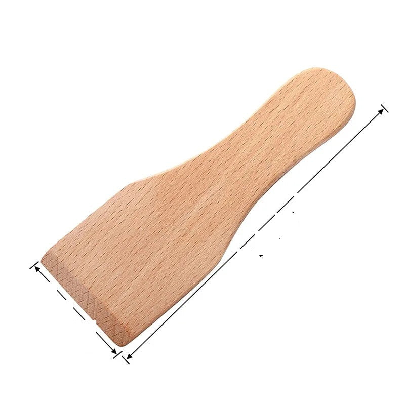 Lot de 6 spatules à raclette en bois